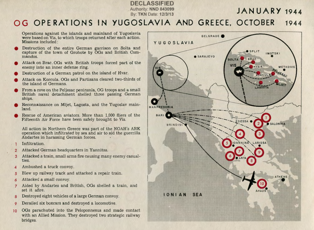 Page from declassified manual for the Operational Groups, Office of Strategic Services, December 1944 
